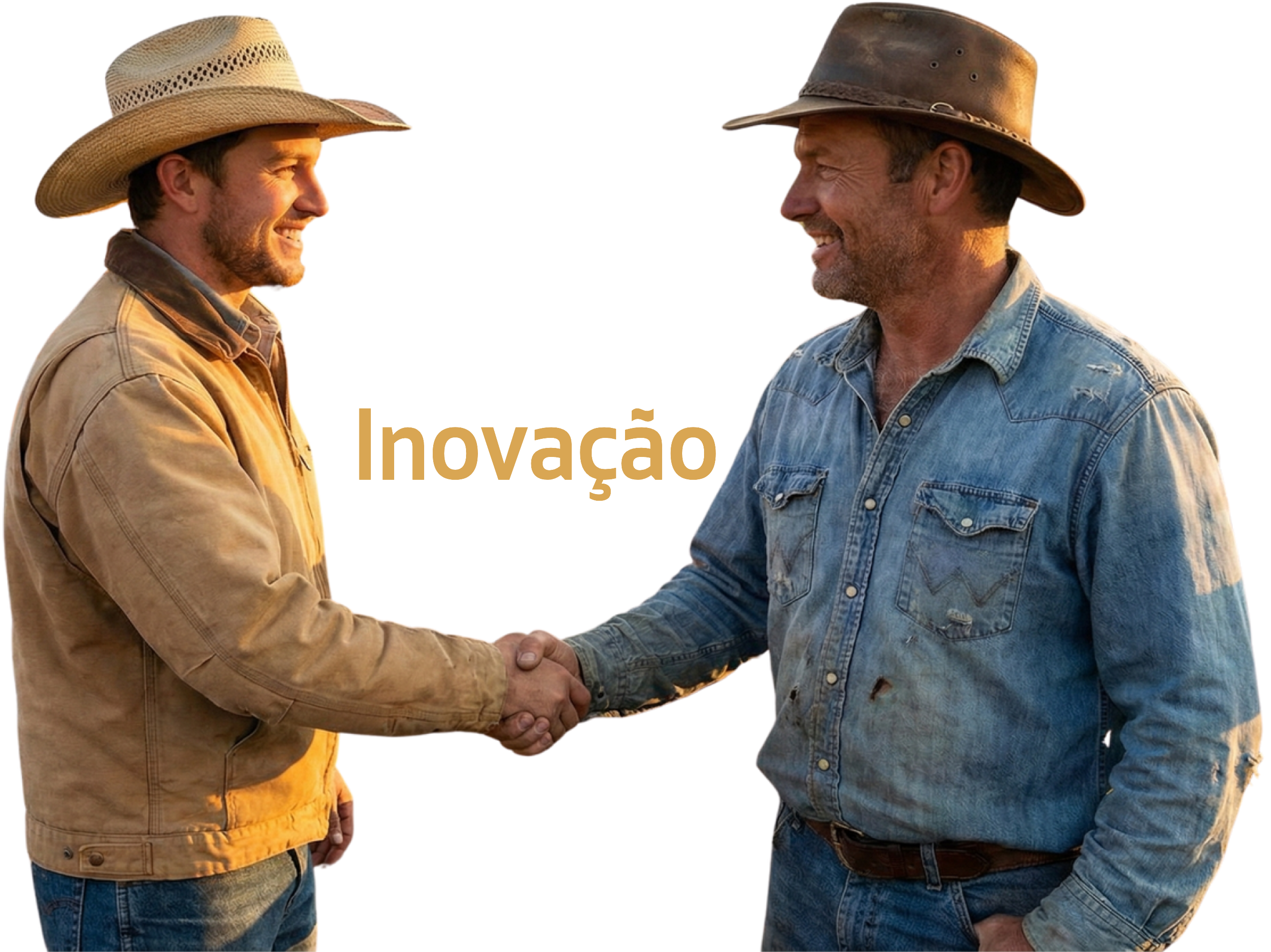 Aperto de mãos entre pecuaristas